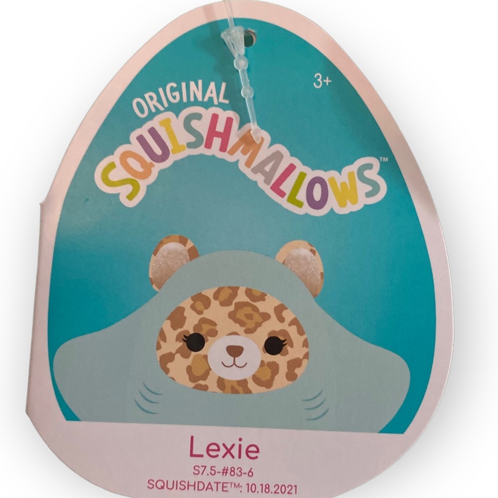 Squishmallows 7.5” Lexie Cheetah Stingray Costume Squad Plush NEW - Picture 2 of 3